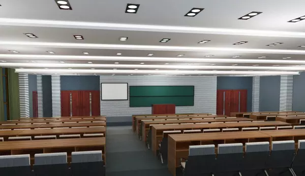 学校的阶梯教室做成阶梯型的原因是?(2)