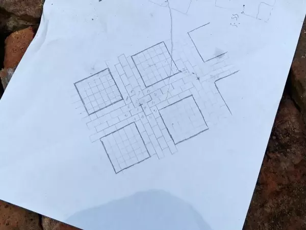 红砖铺地面几种铺法(2)