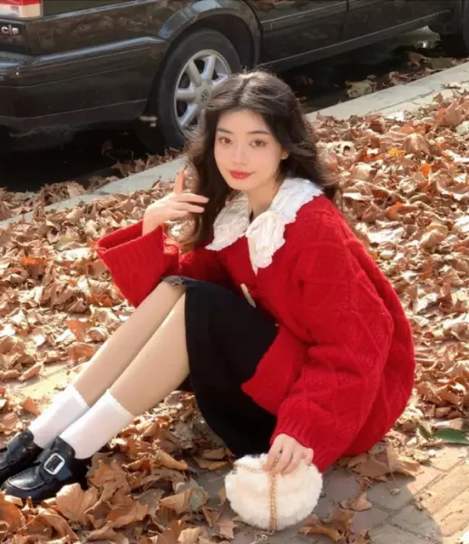 杏红色搭配什么颜色好看(3)