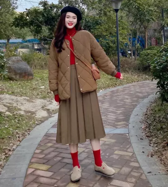 杏红色搭配什么颜色好看(4)