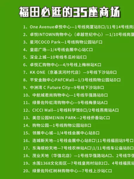购物公园哪个出口逛街好(2)
