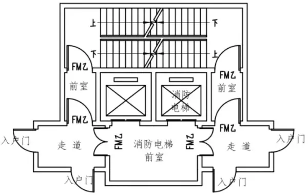三合一前室首层可以共用前室并设一个门吗(31)
