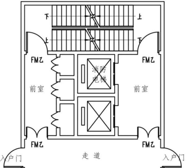 三合一前室首层可以共用前室并设一个门吗(36)