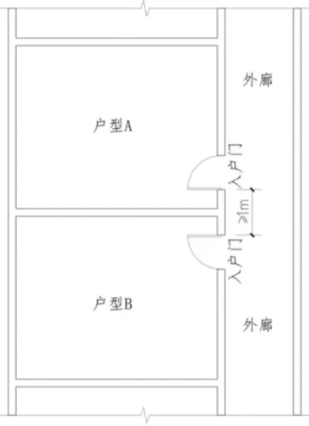 三合一前室首层可以共用前室并设一个门吗(3)