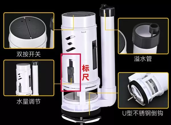 马桶结构图及常见故障维修方法(7)