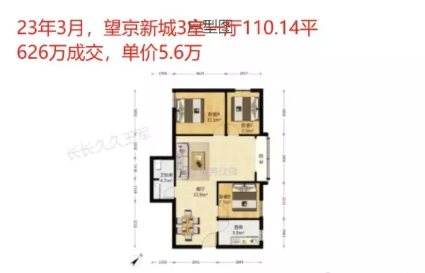 望京新城二手房最新成交价格(3)