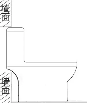 有马桶的情况下怎么测量坑距(3)