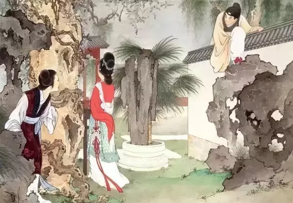 隔墙花影动,疑是玉人来.出自(4)