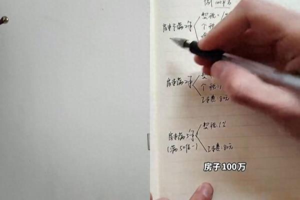 80万的房子过户费多少钱.