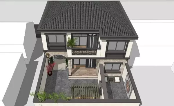 锦汇城a区别墅户型图(1)