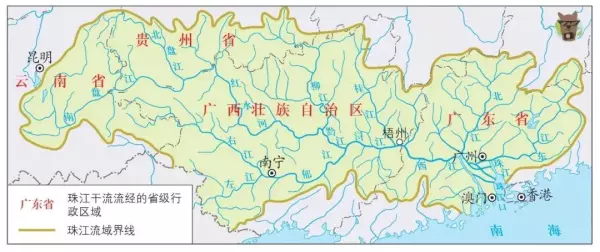 珠江在哪里属于哪个省的城市(2)