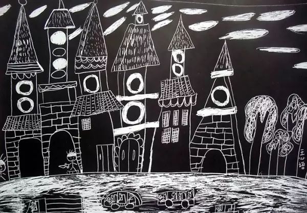 幼儿线描画有哪些表现形式(3)