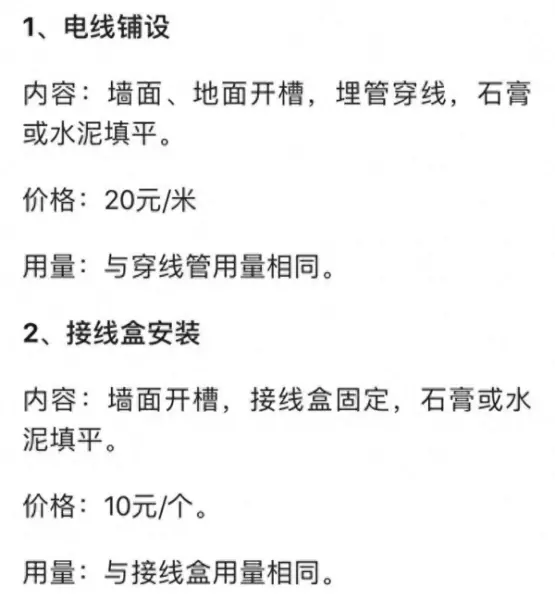 改水电一般怎么收费120平方(1)