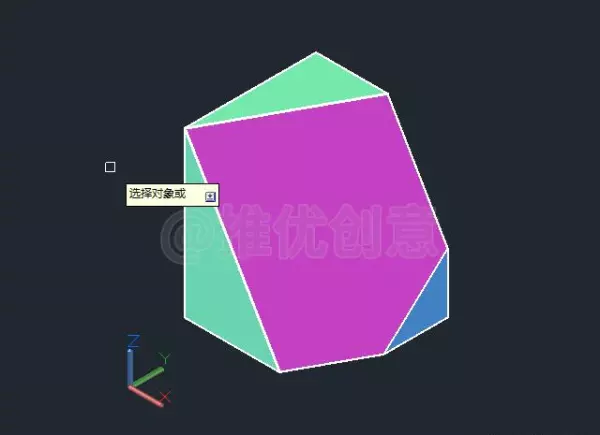 cad如何通过三视图画出立体图(43)