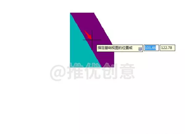 cad如何通过三视图画出立体图(46)