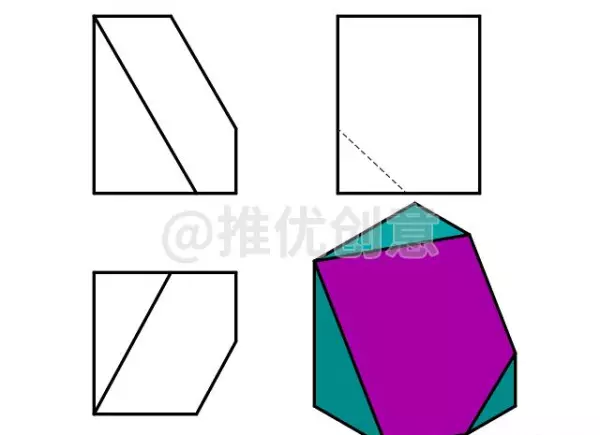 cad如何通过三视图画出立体图(57)