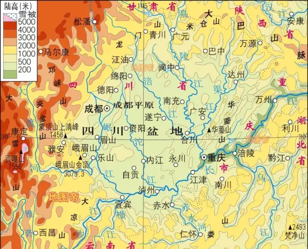 重庆多大面积相当于中国哪个省(5)